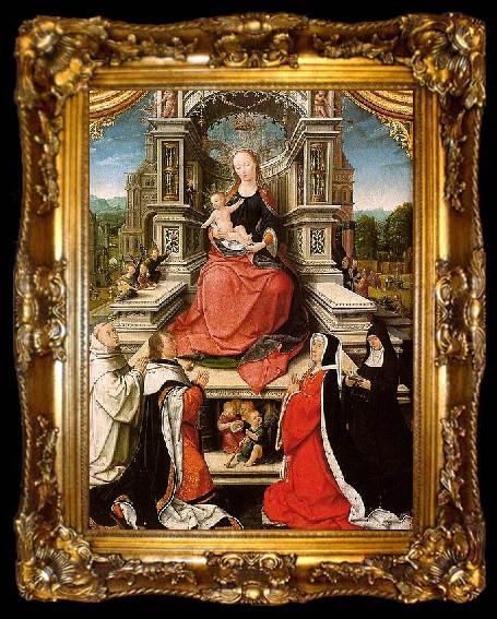 framed  BELLEGAMBE, Jean The Le Cellier Triptych, ta009-2